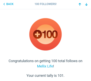 100 Followers Mellix Life